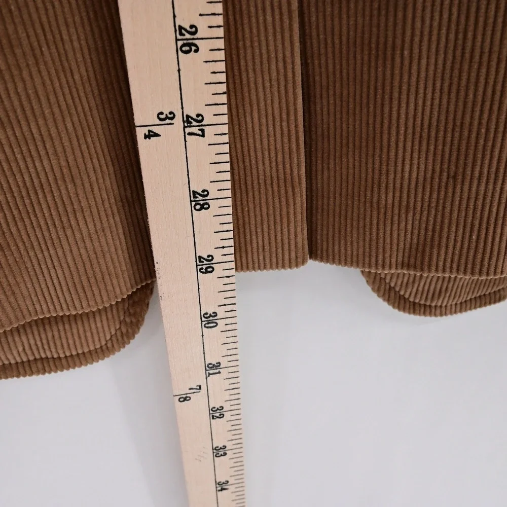 VTG 70s Brown Cotton Preppy Corduroy Blazer Sport Coat Jacket Dark Academia 40R